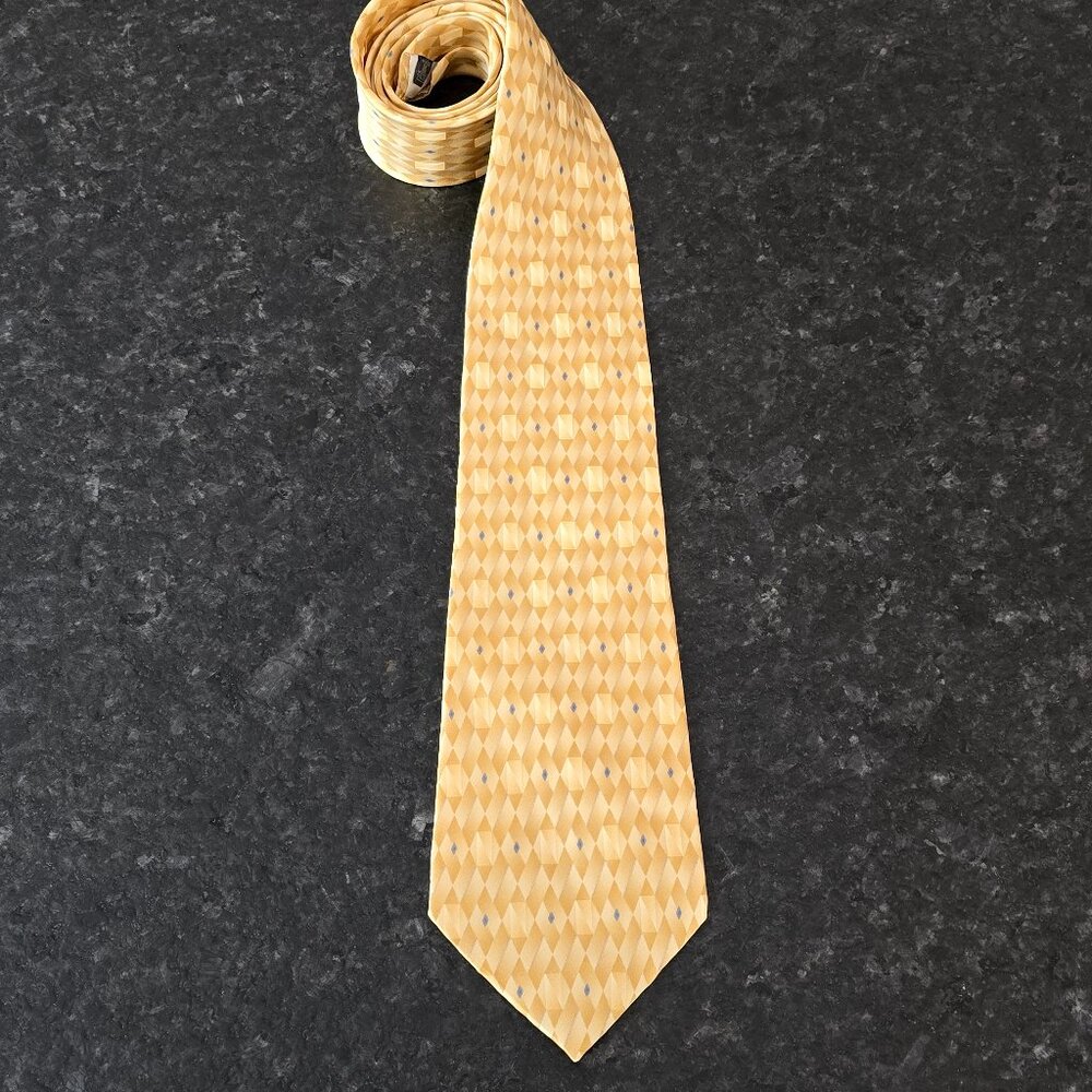 Stanfford Executive Men's Tie, 100% Silk: Extra Long